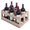 Casier de rangement en hêtre CASIER6 - 6 bouteilles - La Sommelière