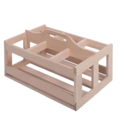 Casier de rangement en hêtre CASIER6 - 6 bouteilles - La Sommelière