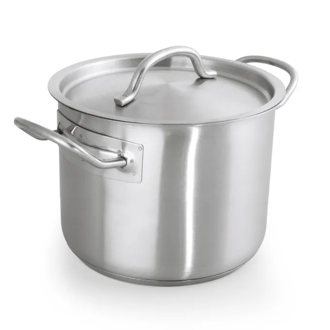 Casserole avec couvercle en Acier au nickel-chrome 6 L H 135 mm Ø 240 mm - Was Germany