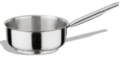 Casserole Basse Inox Ø32cm avec contre anse - Pujadas