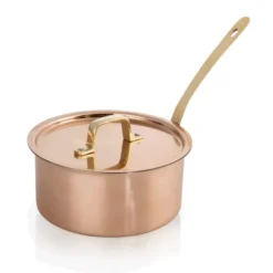 Casserole de service avec couvercle en Acier Chrome 1,7 L H 80 mm Ø 160 mm - Was Germany