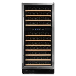 Cave à vin bouteilles CHR Inox 110 2T - Vinobox