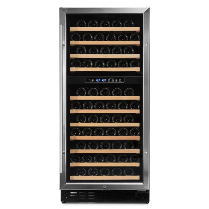 Cave à vin bouteilles CHR Inox 110 2T - Vinobox