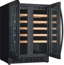 Cave à Vin 40 Bouteilles Double Zone - 100 L - Combisteel