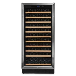 Cave à vin 110 bouteilles Inox CHR 1T - Vinobox