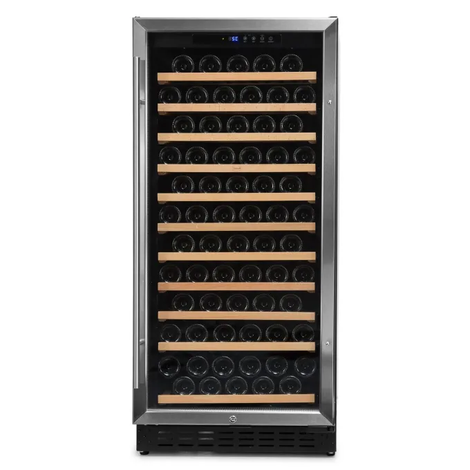 Cave à vin 110 bouteilles Inox CHR 1T - Vinobox