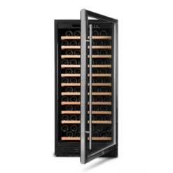 Cave à vin 110 bouteilles Inox CHR 1T - Vinobox