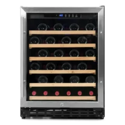 Cave à vin 50 bouteilles Inox CHR 1T - vinobox