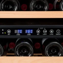 Cave à vin 50 bouteilles Inox CHR 2T - Vinobox