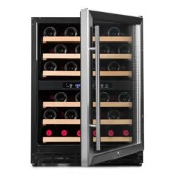 Cave à vin 50 bouteilles Inox CHR 2T - Vinobox