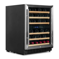 Cave à vin 50 bouteilles Inox CHR 2T - Vinobox