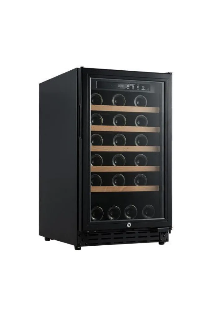 Cave à vin 40 bouteilles noire 1T - Vinobox