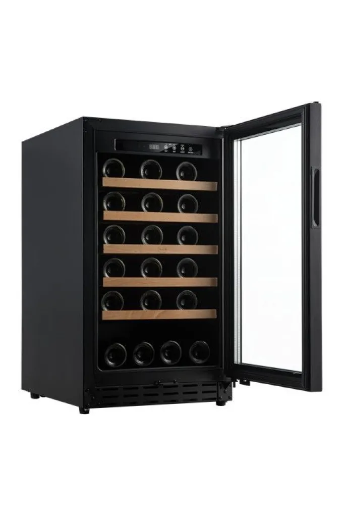 Cave à vin 40 bouteilles noire 1T - Vinobox