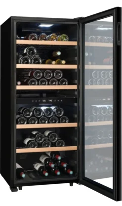 Cave à vin LS102DZBLACK Température Double Zone - 102 Bouteilles - La Sommelière