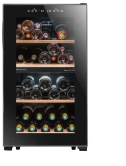 Cave à vin LS51.2ZBLACK Température Double Zone - 50 Bouteilles - La Sommelière