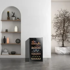 Cave à vin LS51.2ZBLACK Température Double Zone - 50 Bouteilles - La Sommelière