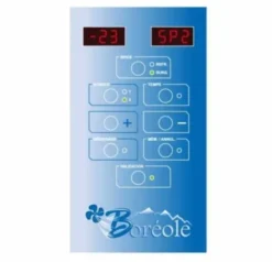 Cellule de Refroidissement à Chariot Groupe Air Logé 6 CV - 2 Echelles GN 1/1 ou 600x400 20 Niveaux - Boréole
