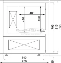 Cellule de refroidissement - 5 niveaux GN 1/1 - Combisteel