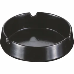 Cendrier Conique Mélamine Noir Ø 10 cm - Pujadas