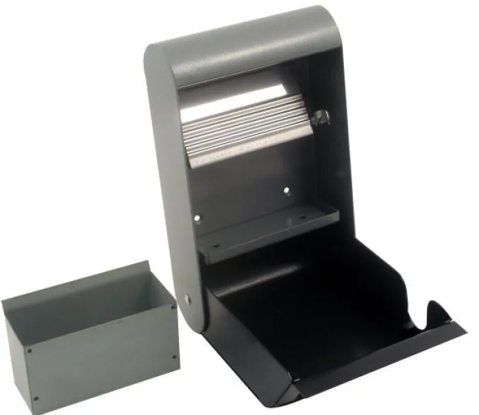 Cendrier Mural 1,5 Litres Anthracite avec Bac Intérieur - Probbax