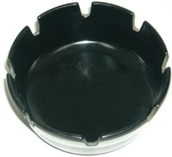 Cendrier Noir Mélamine Ø 10 cm - Pujadas