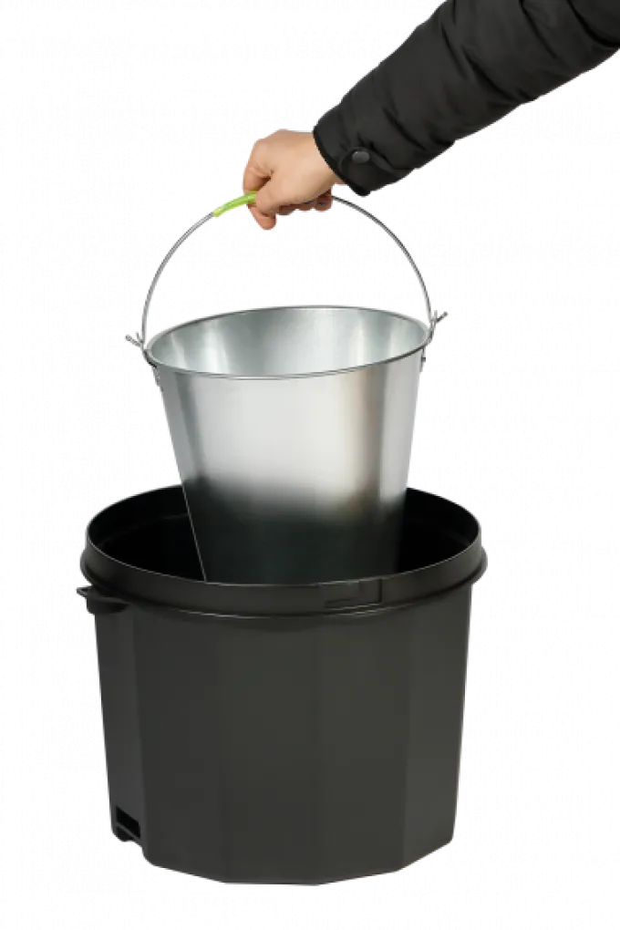 Cendrier Plastique sur Pied 10 Litres avec seau - Probbax