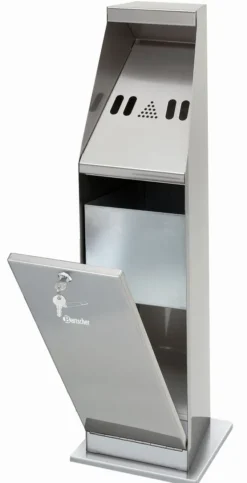 Cendrier sur colonne - argent - Bartscher