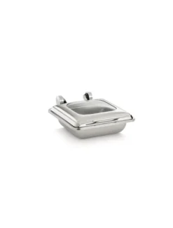 Chafing Dish Carré avec Couvercle en Verre - Pujadas