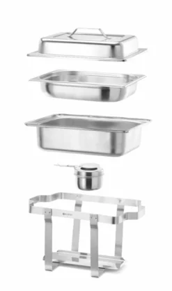 Chafing dish Gastronorme 1/2 Kitchen Line 4,5L 385x295x(H)310mm - Hendi