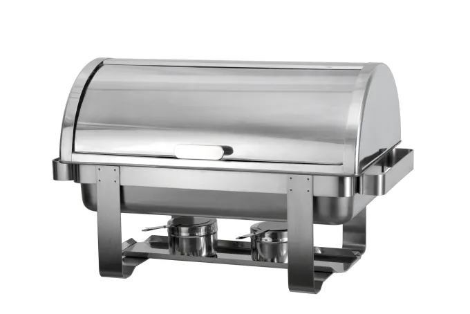 Chafing dish GN1/1 avec couvercle rabattable 90° - Atosa