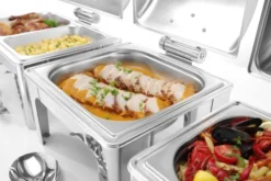 Chafing dish GN 1/1 finition poli miroir Profi Line 9L 570x405x(H)320mm - Hendi