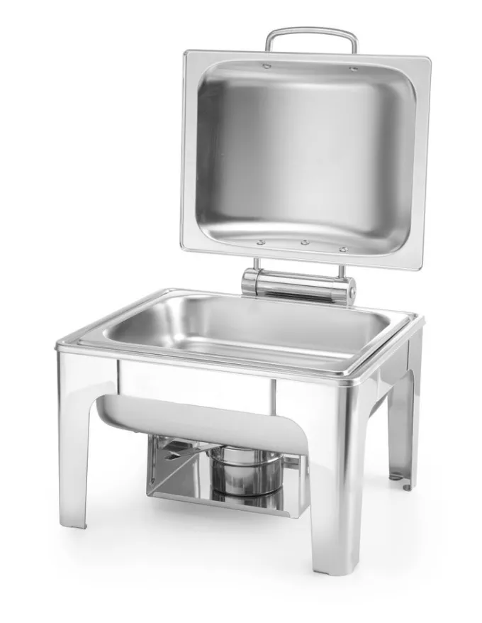 Chafing dish GN 1/2 finition satiné Profi Line 4L 365x370x(H)280mm - Hendi
