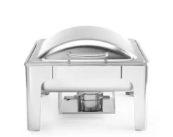 Chafing dish GN 2/3 finition satiné Profi Line 6L 395x430x(H)290mm - Hendi