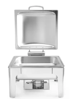 Chafing dish GN 2/3 finition satiné Profi Line 6L 395x430x(H)290mm - Hendi