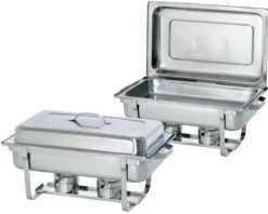 Chafing Dish GN 1/1 Twin Pack Set - Bartscher