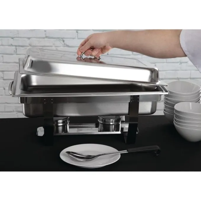 Chafing Dish Milan Inox GN 1/1 - Lot de 4 - Olympia