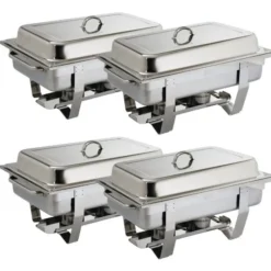 Chafing Dish Milan Inox GN 1/1 - Lot de 4 - Olympia