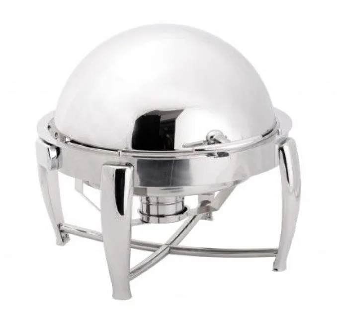 Chafing dish rond couvercle rabattable 180° - Atosa
