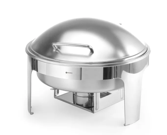 Chafing dish rond finition satiné Profi Line 6L 465x420x(H)320 mm - Hendi
