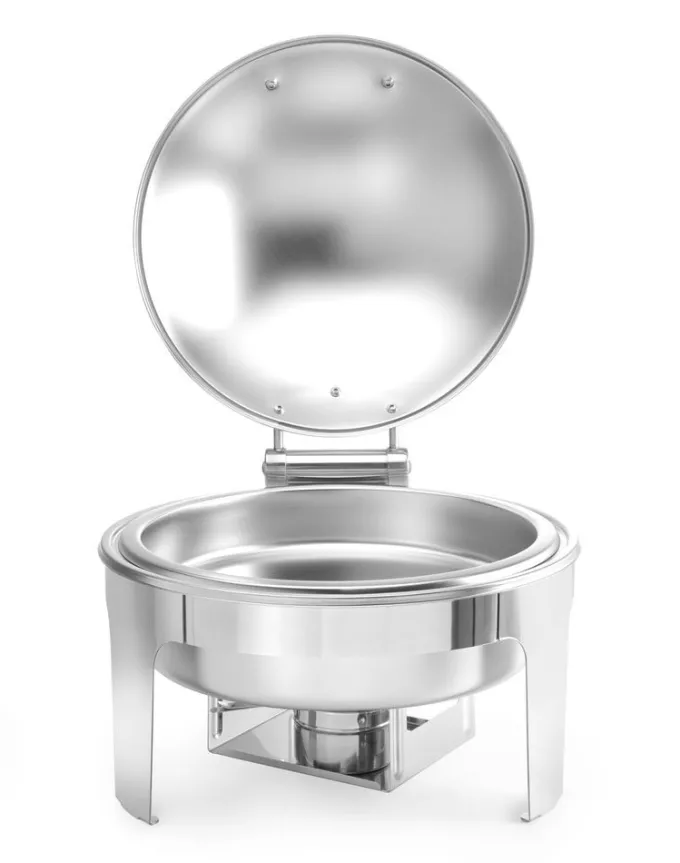 Chafing dish rond finition satiné Profi Line 6L 465x420x(H)320 mm - Hendi