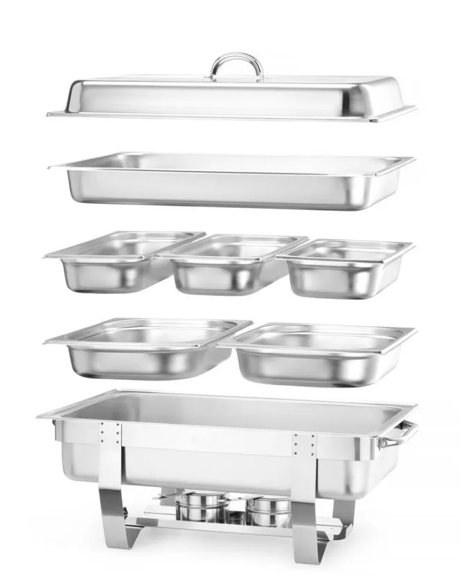 Chafing Dish Set Kitchen Line 585x385x(H)315 mm - Hendi