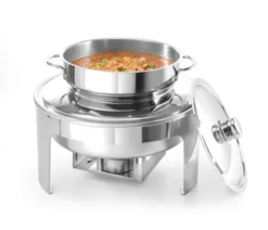 Chafing dish à soupe finition poli miroir Profi Line 10L 420x(H)380 mm - Hendi