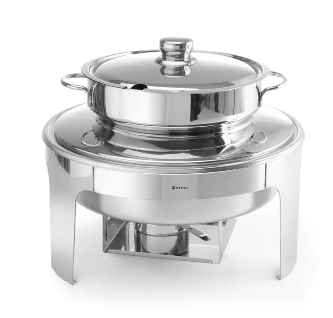 Chafing dish à soupe finition poli miroir Profi Line 10L 420x(H)380 mm - Hendi