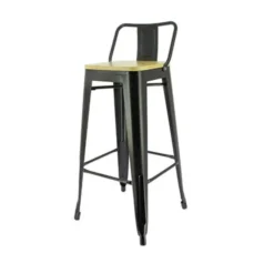 Chaise haute restaurant métal Austin - Lot de 4 - Ligne CHR