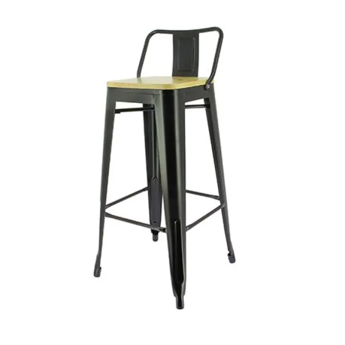 Chaise haute restaurant métal Austin - Lot de 4 - Ligne CHR