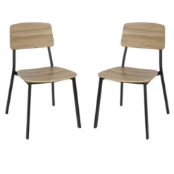 Chaises d'Intérieur en Bois Beaufort - Lot de 2 - Bolero