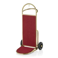 Chariot à bagages en Acier Inoxydable rouge L 610 mm l 705 mm H 1210 mm - Was Germany
