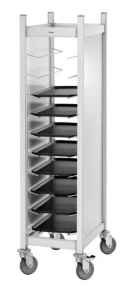 Chariot CHR acier inoxydable Professionnel - 10 Plateaux - Bartscher