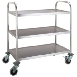 Chariot de Service Démontable - 3 Plateaux - Combisteel