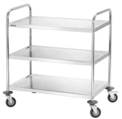 Chariot de service et débarrassage Inox - Bartscher
